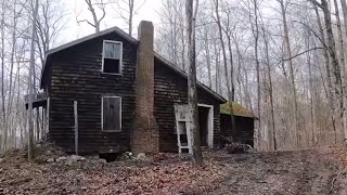 Man Buys 100YearOld Abandoned Cabin and Renovates it Back to New  Episode 02 [upl. by Aniram]