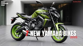 Top 7 New Yamaha Motorcycles to Watch in 2025 [upl. by Coryden157]