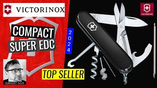 🇨🇭 Victorinox COMPACT  A Minimalist Victorinox Knife  UNBOXING  Review  SAK  EDC  Red [upl. by Lewan]