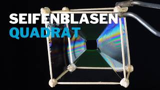 Eckige Seifenblasen Experimente mit Würfel und Tetraeder [upl. by Eadwine520]