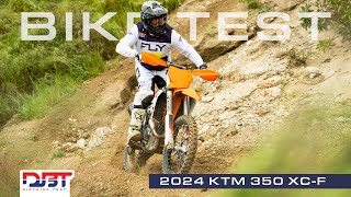 2024 KTM 350 XCF Review  Dirt Bike Test [upl. by Milks6]