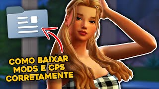 Como colocar MODS E CONTEÚDOS PERSONALIZADOS no THE SIMS 4 TUTORIAL COMPLETO E ATUALIZADO [upl. by Berkie]