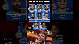 Best fielder medal winners India all match T20 WC 2024 🤯🤯 shorts viral trending cricket t20 [upl. by Alyam]