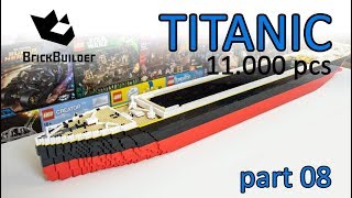 LEGO MOC TITANIC 24 m long  11000 pcs  Part 08  Lego Speed Build [upl. by Malissa642]