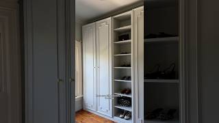 Walk in closet makeover part 2 diy diyroom homedecor roommakeover beforeandafter interiors [upl. by Pitarys950]