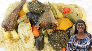 THIEBOU DIEUNNE RIZ SÉNÉGALAIS🇸🇳AU POISSON BEUGEUDJ RECETTE FACILE À SUIVRE Shalou Cuisine [upl. by Setarcos]