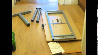 Ikea GALANT Desk Timelapse Assembly [upl. by Eniamert]