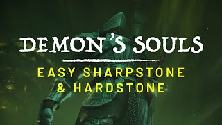 Best Early Game Sharpstone amp Hardstone Farm in Demons Souls PS5  most efficient method tutorial [upl. by Enyaj]