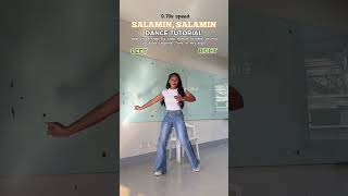 BINI  SALAMIN SALAMIN DANCE TUTORIAL SLOW MIRROR bini shorts [upl. by Kehr]