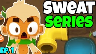 Its time to get serious SWEAT SERIES  ep 1 Bloons TD Battles 2 [upl. by Ruddie]