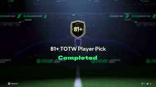 First 81 TOTW PLAYER PICK FC25 [upl. by Krakow698]