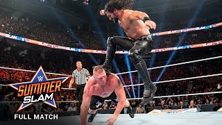 FULL MATCH Brock Lesnar vs Seth Rollins  Universal Title Match SummerSlam 2019 [upl. by Trudnak]