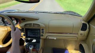 2002 Porsche 996 turbo driving video and spoiler operation [upl. by Atlanta]