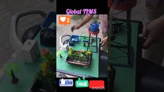 Amazing solar power irrigation system project l science model SOLAR POWER Irrigation viral model [upl. by Barn]