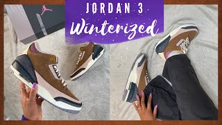 Air Jordan 3 Winterized ‘Archeo Brown’ Review amp OnFoot [upl. by Dixil209]