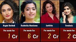 Indian Actress Fee Salary Per Movie in 2024  Highest Paid Indian Actresses [upl. by Erdnaid]