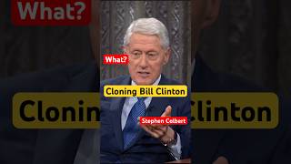 Cloning Bill Clinton STEPHEN COLBERT comedy [upl. by Jarvey]