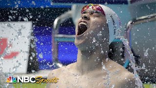 2019 World Championships Sun Yang wins mens 400m  NBC Sports [upl. by Downey]