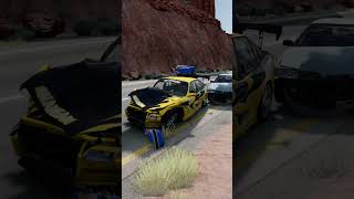 BeamNG Drive daily car crash beamngdrive shorts [upl. by Denny206]