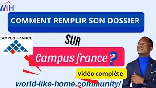 Comment remplir son dossier sur quotétude en Francequot  Suite et fin [upl. by Dnalon]