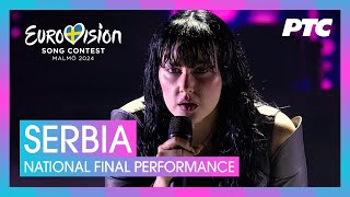 TEYA DORA  RAMONDA  Serbia 🇷🇸  National Final Performance  Eurovision 2024 [upl. by Forsyth]