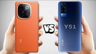 vivo t3 pro 5g vs vivo y51 full comparison [upl. by Noillimaxam]