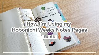 🌻 How Im Using my Hobonichi Weeks Notes Pages EP 16 [upl. by Jephthah73]