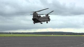 Chinook rolling display at RAF Odiham June 2012 [upl. by Nilknarf]