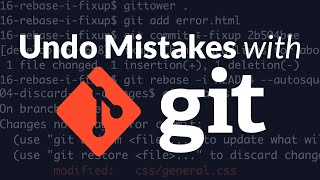 How to Undo Mistakes With Git Using the Command Line [upl. by Rexford]