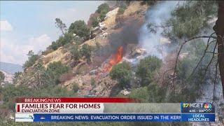 Families fear for homes in Borel Fire [upl. by Alejandro609]