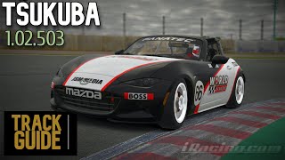 iRacing Mazda MX5 Tsukuba 2000  Full  Track Guide  Hotlap [upl. by Ashby]