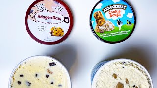 Cookie Dough battle Benamp Jerry’s VS Hagen Dazs DE  EN [upl. by Rhines]