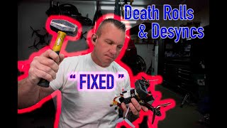 How to Fix a Motor Desync amp DeathRoll on your Quadcopter FPV Drone Step by Step Tutorial BlHeli [upl. by Aidahs326]