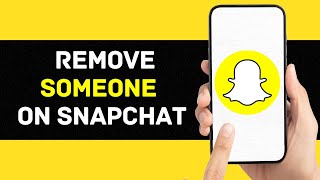 How to Remove Someone on Snapchat  Delete Someone off of Snapchat 2024 [upl. by Colt]