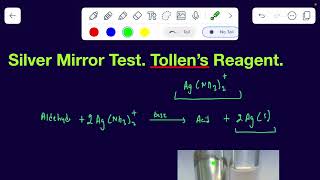 Silver Mirror Test Tollens reagent [upl. by Leake]