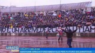 IL NOSTRO ADDIO E UN ARRIVEDERCISALUTIAMO IL SIBERIANO 13042010 stadio Vestuti SALERNO [upl. by Naval]