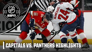 Washington Capitals vs Florida Panthers  Full Game Highlights  NHL on ESPN [upl. by Dnana]