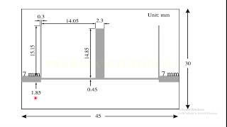 Band stop filter with open circuited stub using HFSS [upl. by Cyrilla385]