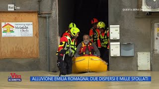 Alluvione Emilia Romagna 2 dispersi oltre 1000 sfollati  La Vita in diretta 19092024 [upl. by Gomez236]