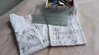 DIY Sharpie Tshirt  ThisIsCarrie [upl. by Ehcor570]