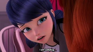 Marinette tells her secret to Alya  Miraculous Gang of Secrets  S4 E3 [upl. by Adohr]