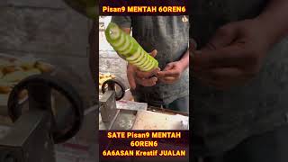 Sate Chitato Pisang Mentah Goreng pisang chitato [upl. by Salguod]