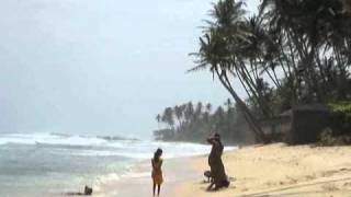 ► Beach south from Unawatuna Sri Lanka [upl. by Eornom]