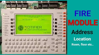 Module Location Address On Notifier Alarm Panel  Fire Alarm Panel me Proper Address kaise Dalen [upl. by Geldens]