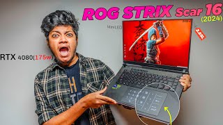 Asus ROG Strix Scar 16 2024 Review  i9 14900HX RTX 4080  285 Lakh Most Powerful Gaming Laptop😵 [upl. by Viridi]