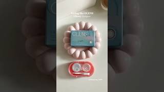 OLENS CONTACT LENS KPOP IDOL FAVORITE  TRY ON  BLANCS BAGAFORO 🤍 [upl. by Vernen86]