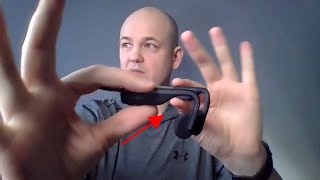 CES 2021 Aftershokz OpenMove Bone Conduction Headset with Mic Recording Audio [upl. by Drusus270]