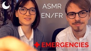 ASMR Binaural FREN  French emergencies 🏥 english subtitles available [upl. by Arraes]