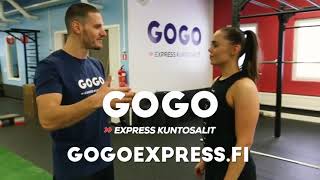 GOGO Express kuntosalit vain alk 18 kk [upl. by Fosdick]