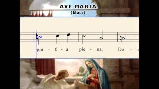 L02c Ave Maria Bass [upl. by Niltiak907]